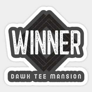 Winner! Sticker